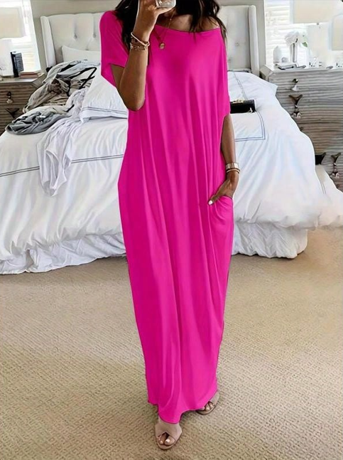 Vara Lounge Dress-Pink